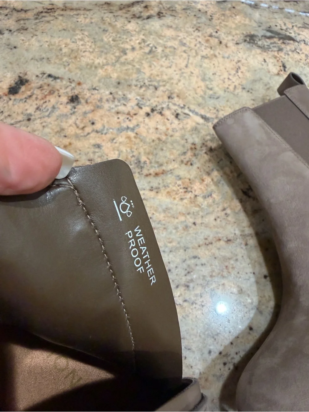 Vionic Brown Nubuck Suede Block Heel Ankle Boots Size 8.5